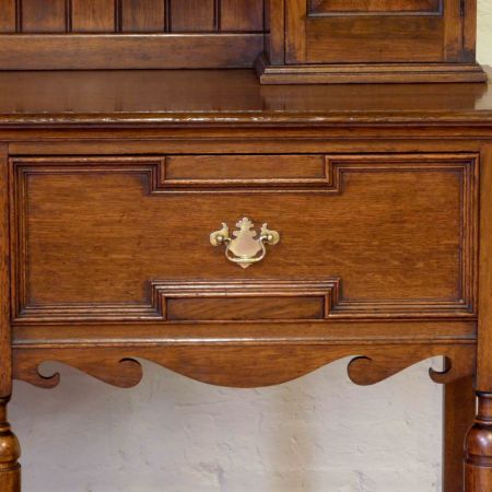 Spät-viktorianische Sideboard Dresser Eiche antike Massivholzkommode