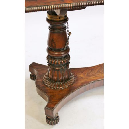 Regency Palisander Nachttisch Massivholz antik ca 1810