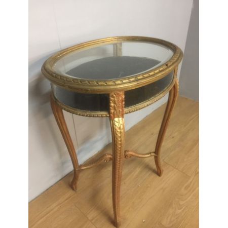 Kleine Vitrine Massivholz antik ca 19. Jahrhundert