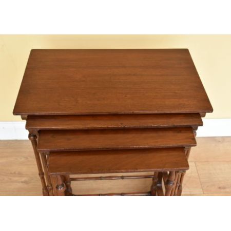 Edwardianische Mahagoni Tische Set Massivholz antik ca 1890