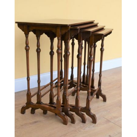 Edwardianische Mahagoni Tische Set Massivholz antik ca 1890