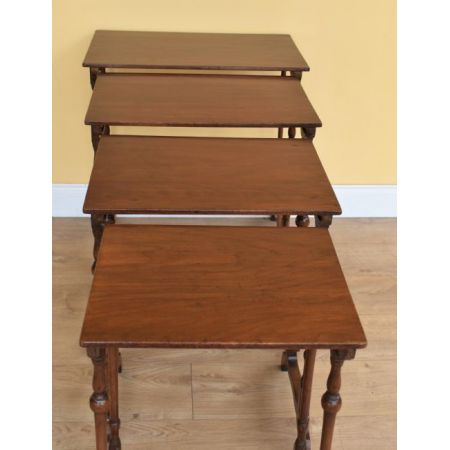 Edwardianische Mahagoni Tische Set Massivholz antik ca 1890