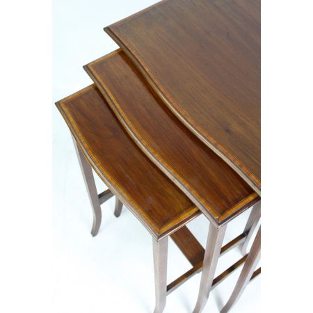 Edwardianische Mahagoni Tische Set Massivholz antik ca 1905