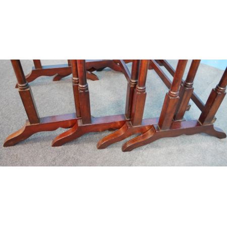 Edwardianische Mahagoni Tische Set Massivholz antik ca 1900