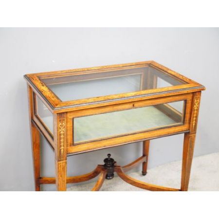 Viktorianischer Palisander Bijouterie Tisch Massivholz antik ca 1890