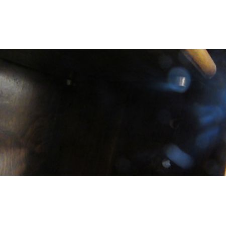 antikes Bücherregal aus heller Eiche