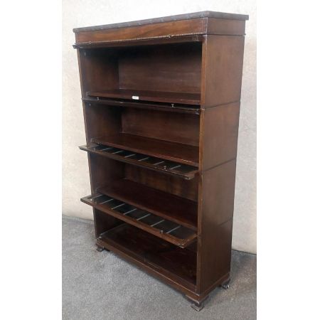 Mahagoni Stapel Bücherregal antikes