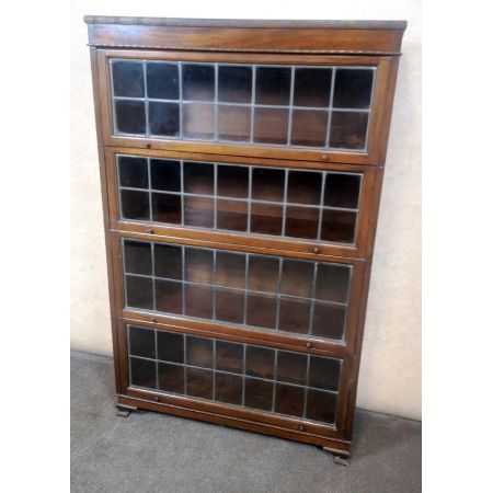 Mahagoni Stapel Bücherregal antikes