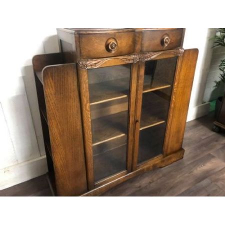 antiker Art Déco Bücherschrank 