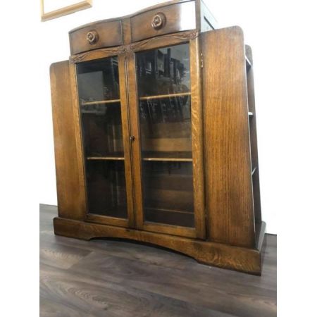 antiker Art Déco Bücherschrank 