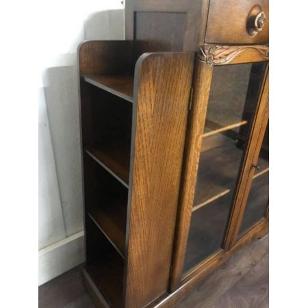 antiker Art Déco Bücherschrank 