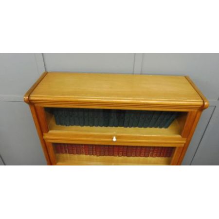 antikes edwardianisches 4 Ebenen Lawyers  Bücherregal