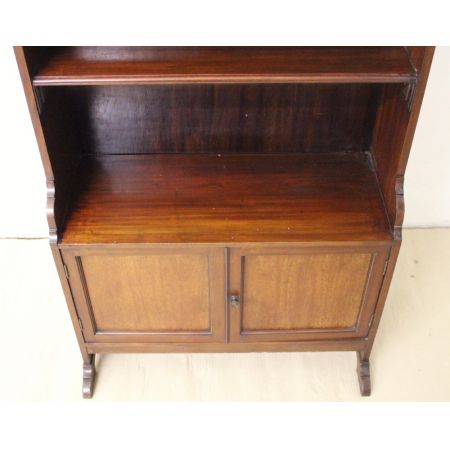 offenes Bücherregal aus Mahagoni