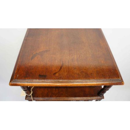 Dreh-Bücherregal antik Walnuss französisch ca. 1900/1910