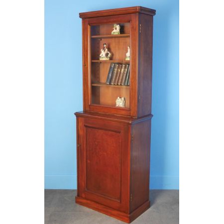 viktorianisches Mahagonibücherregal aus Massivholz, originial antik 