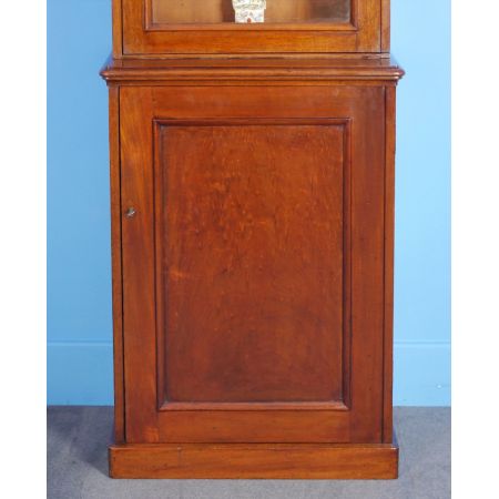 viktorianisches Mahagonibücherregal aus Massivholz, originial antik 