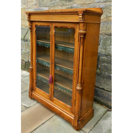 antikes Eichenbücherregal im Pugin-Stil, um 1860 