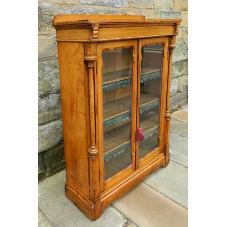 antikes Eichenbücherregal im Pugin-Stil, um 1860 