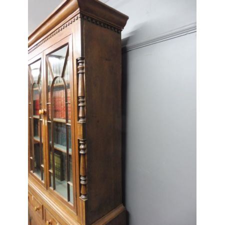 antikes Eichenbücherregal um 1820