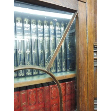 antikes Eichenbücherregal um 1820