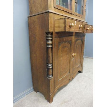 antikes Eichenbücherregal um 1820