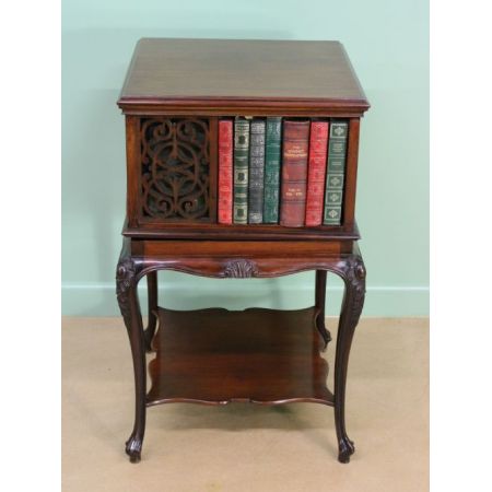 antiker Mahagonidrehtisch, viktorianischer Stil,1890 