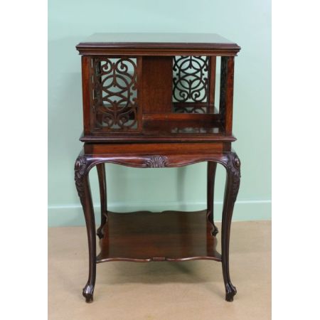 antiker Mahagonidrehtisch, viktorianischer Stil,1890 