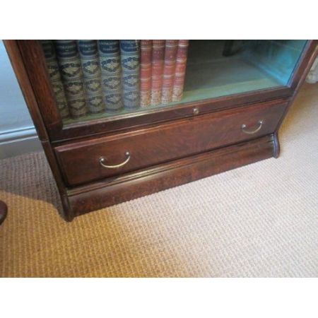 antikes Globe Wernicke Eichenbücherregal, vierstufig edwardianischer Stil  