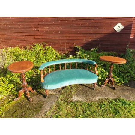 viktorianischer "Window Seat" nach Art von Hindley & Sons, um 1860