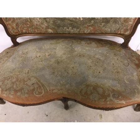 antikes französisches Tapisserie-Sofa,1900