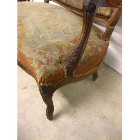 antikes französisches Tapisserie-Sofa,1900