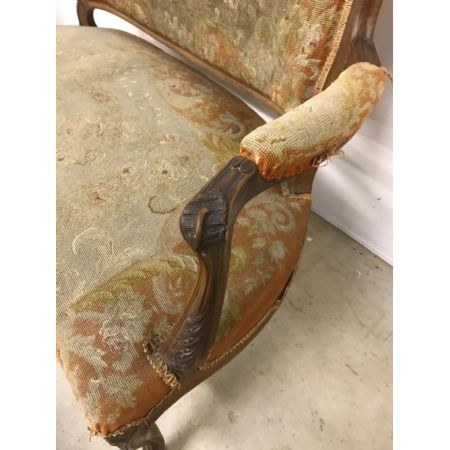 antikes französisches Tapisserie-Sofa,1900