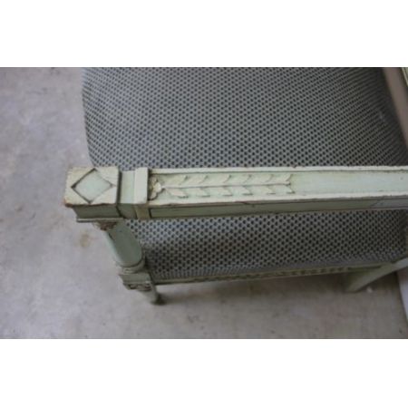 antikes bemaltes französisches Sofa