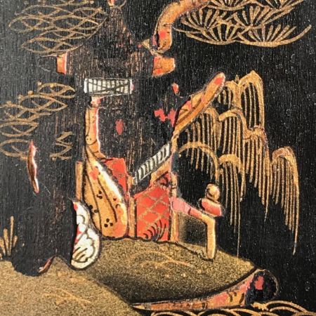 Paar antiker Chinoiserie-Seitenstühle aus dem frühen 20. Jahrhundert