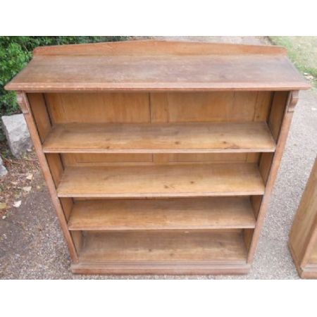 Zwei edwardianische Eichen Bücherschränke Massivholz antik ca1890