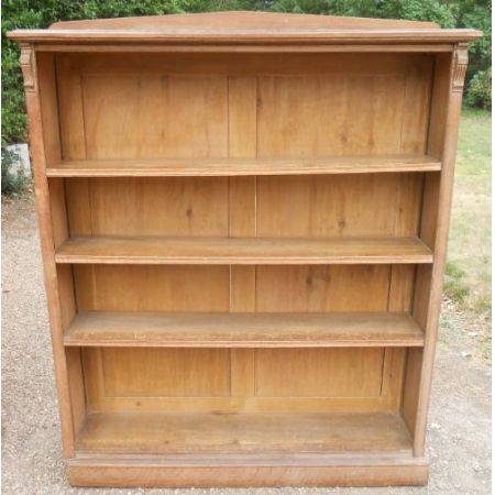 Zwei edwardianische Eichen Bücherschränke Massivholz antik ca1890