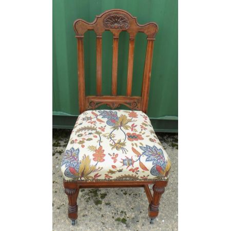 Set sechs Stühle Satz Mahagoni Massivholzstühle antik edwardianisch