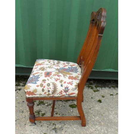 Set sechs Stühle Satz Mahagoni Massivholzstühle antik edwardianisch