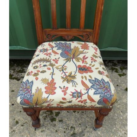 Set sechs Stühle Satz Mahagoni Massivholzstühle antik edwardianisch