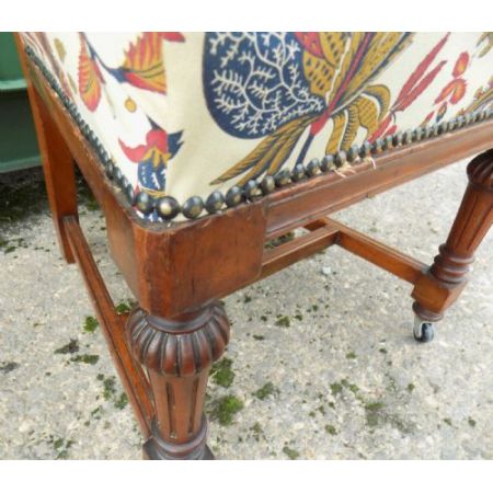 Set sechs Stühle Satz Mahagoni Massivholzstühle antik edwardianisch