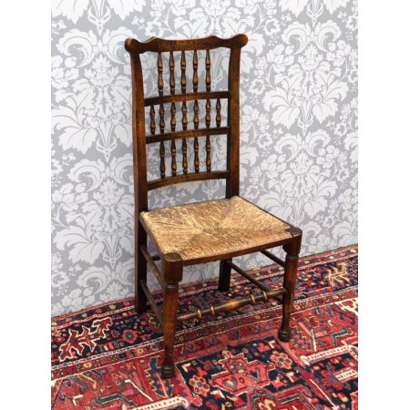 Satz von sechs Stühlen englisch Ulme Ulmenholz aus Lancashire viktorianisch