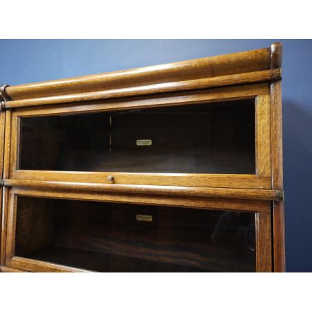 antiker Eichen Globe Wernicke "Barristers" Bücherschrank, verglast um 1900