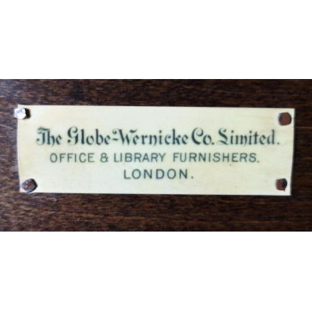 antiker Eichen Globe Wernicke "Barristers" Bücherschrank, verglast um 1900