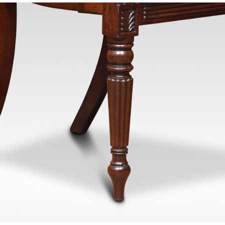 Satz aus 8 antiken William IV Mahagoni Esszimmerstühlen