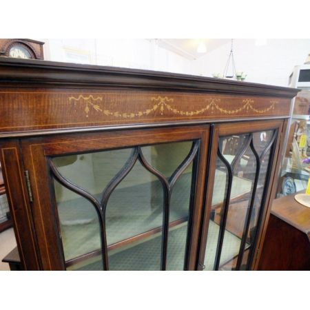 Antike edwardianische Vitrine