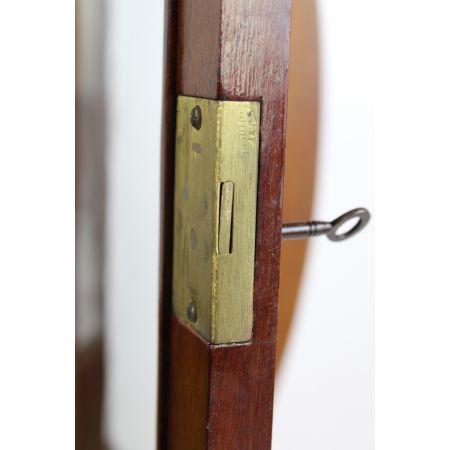 Antike edwardianische Arts & Crafts Bijouterie Mahagonivitrine