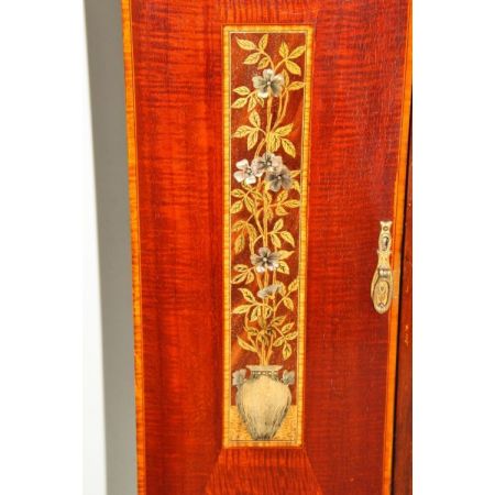 Kunsthandwerk Vitrine Glasvitrine Mahagoni Massivholzschrank antik ca. 1880