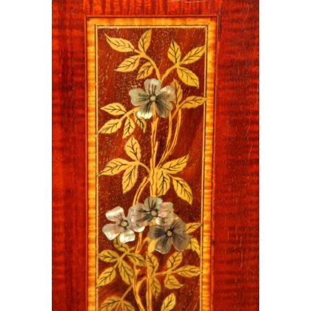 Kunsthandwerk Vitrine Glasvitrine Mahagoni Massivholzschrank antik ca. 1880