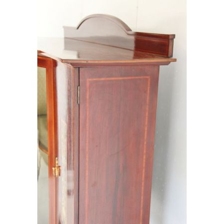 Kunsthandwerk Vitrine Glasvitrine Mahagoni Massivholzschrank antik ca. 1880