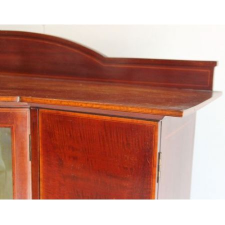 Kunsthandwerk Vitrine Glasvitrine Mahagoni Massivholzschrank antik ca. 1880